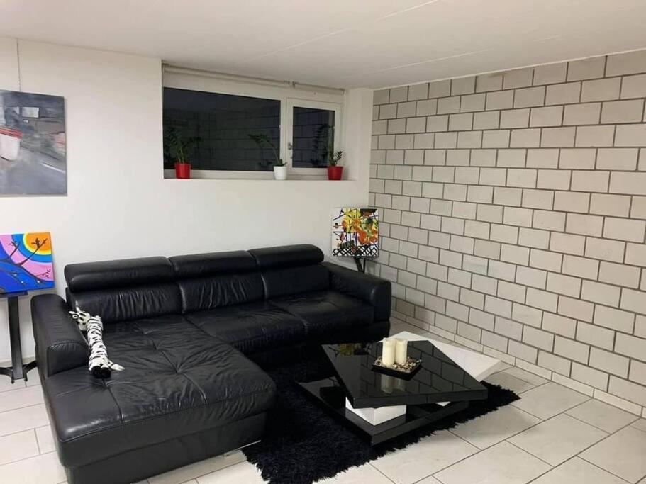Basel - 5 Mins Away - Modern Basement Studio With Kitchen 35M2 In Muttenz Ngoại thất bức ảnh