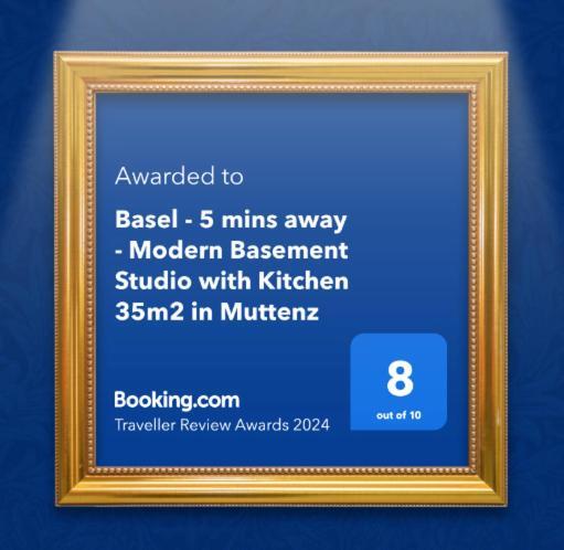 Basel - 5 Mins Away - Modern Basement Studio With Kitchen 35M2 In Muttenz Ngoại thất bức ảnh