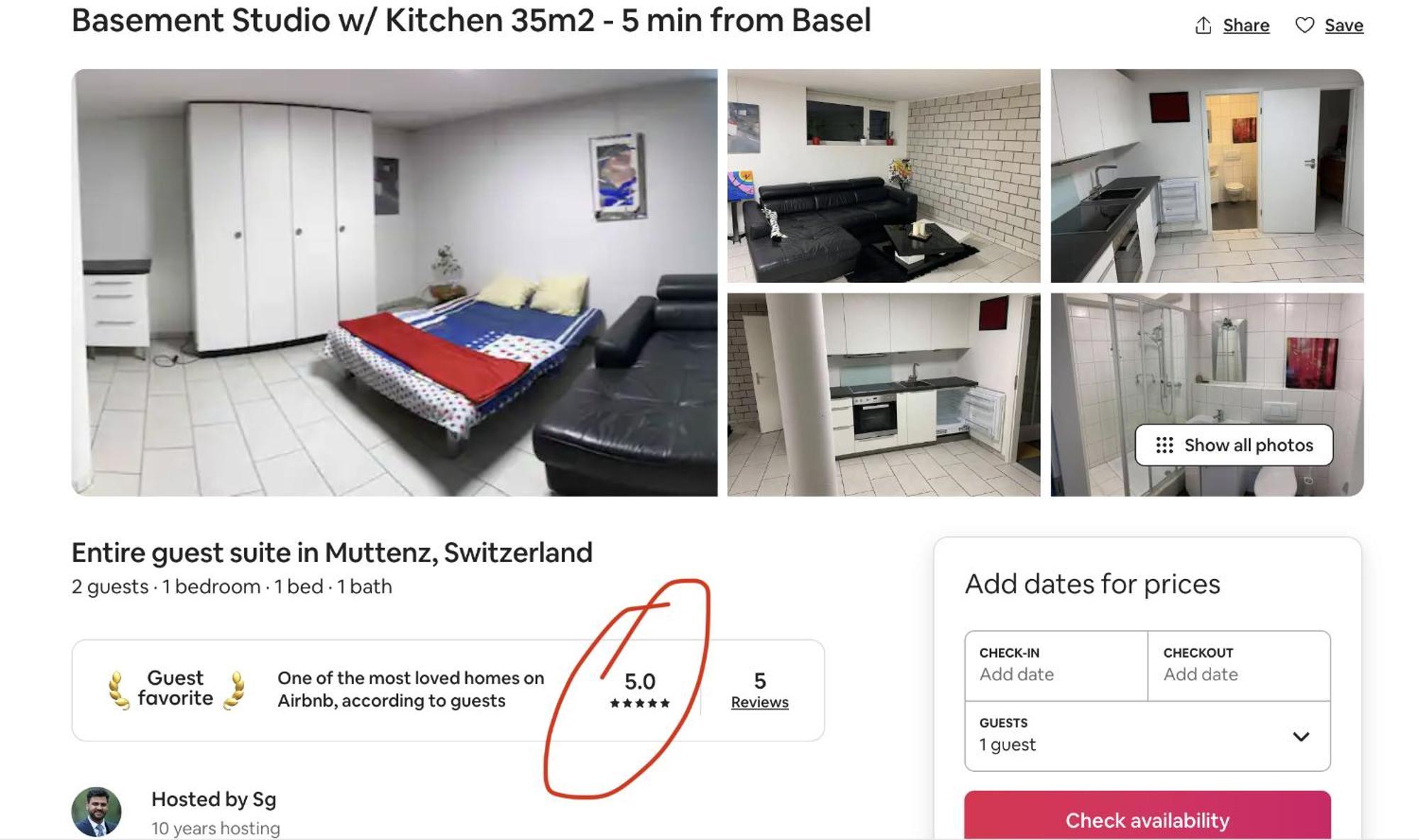 Basel - 5 Mins Away - Modern Basement Studio With Kitchen 35M2 In Muttenz Ngoại thất bức ảnh